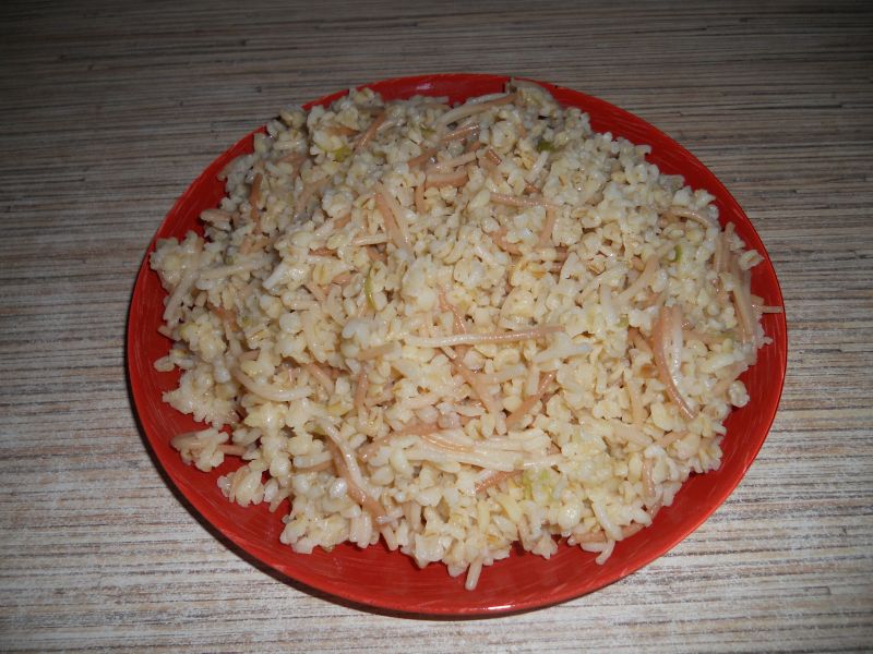 Булгур с паутинкой