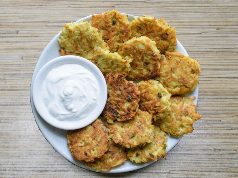 Драники с мясом