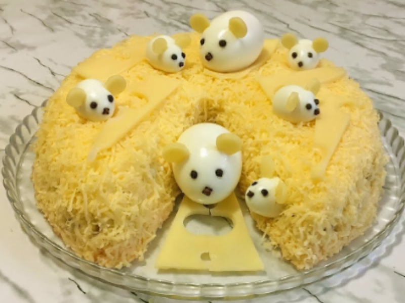 Сырный салат